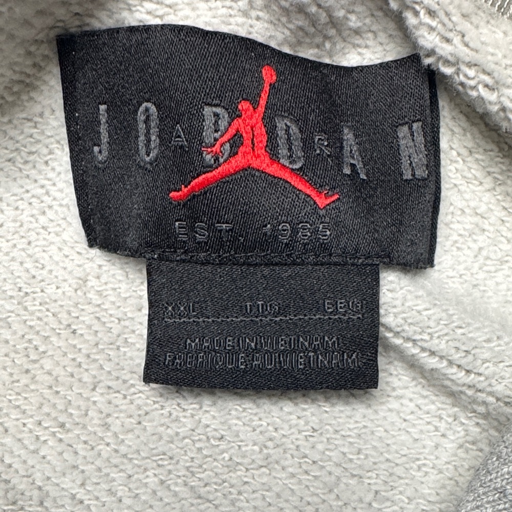 Nike Air Jordan Jumpman Pullover Hoodie - Heather Gray - Men's 2XL - Picture 3 of 6